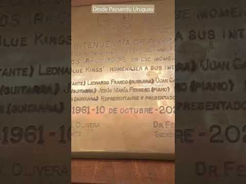 Desde el Teatro Florencio Sanchez,  en Paysandu - Uruguay.