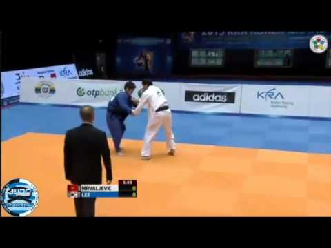 Judo Grand Prix Jeju 2013 Bronze -81kg MRVALJEVIC Srdjan (MNE) - LEE Seungsu (KOR)