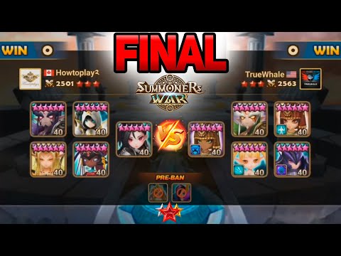 FINAL. HowToPlay vs TrueWhale in Summoners War Legend Tournament Season 13