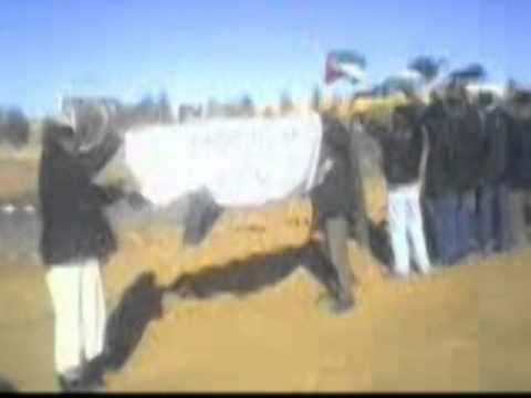 manifestations des séquestrés dans les camps de Tindouf en Algérie lors de la visite de la délégation du Centre Robert Kennedy