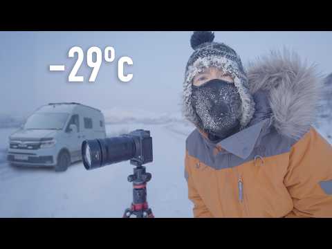 Temperature Drop to Extreme Cold - Landscape Photography Road Trip - Arctic