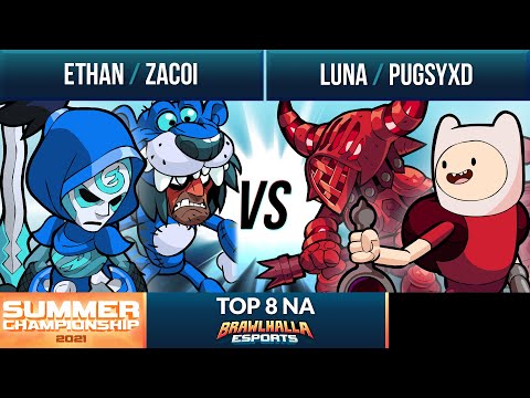 Ethan & Zacoi vs Luna & Pugsyxd - Top 8 - Summer Championship 2021 - NA 2v2