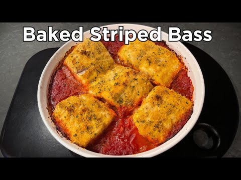 How to Bake Striped Bass - Easy & Delicious Striped Bass Recipe