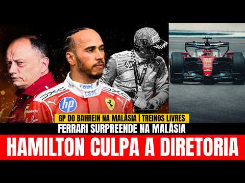 GP DO BAHREIN: HAMILTON ALERTA A FERRARI ENQUANTO LECLERC SURPREENDE NA MALÁSIA