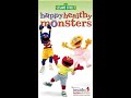Sesame Street Happy Healthy Monsters VHS