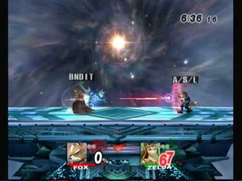 Brawl+ Bandit (Zelda) vs Blackanese (Fox) 1