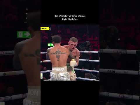 Ben Whittaker vs Conor Wallace Fight Highlights. #boxing #highlights