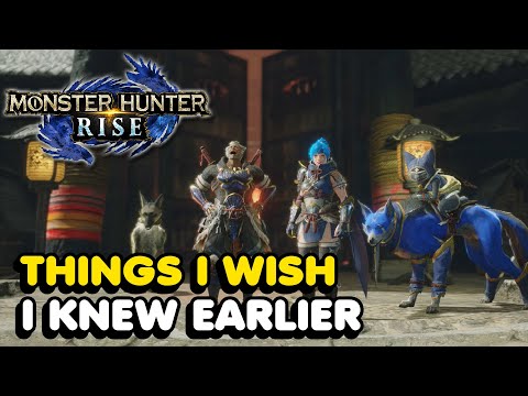 Things I Wish I Knew Earlier In Monster Hunter Rise (Tips & Tricks)