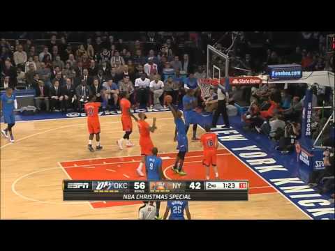 Kevin Durant vs New York Knicks 2013.12.25