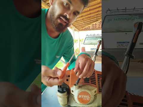 como regular roçadeira Stihl