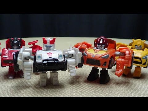 Takara Q Transformers SIDESWIPE, PROWL, HOT ROD & BUMBLEBEE: EmGo's Transformers Reviews N' Stuff