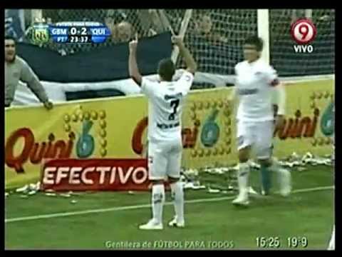 Martín Cauteruccio Segundo Gol de Quilmes 23/06/2012
