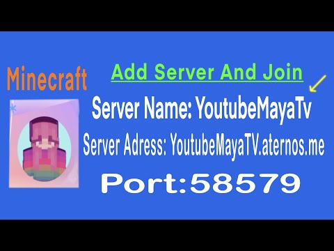 Maya TV - Joinable Minecraft bedrock Server Survival  SMP / Minecraft MCPE Multiplayer Servers To Join