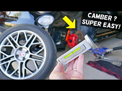 FIAT 500 FRONT CAMBER ADJUSTMENT, CAMBER SPECS FIAT 500 ABARTH