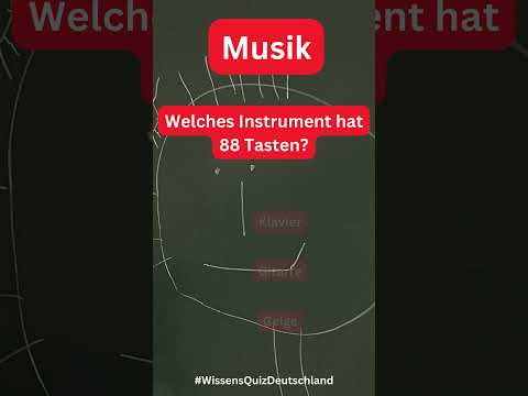 🎹 Welches Instrument hat 88 Tasten?