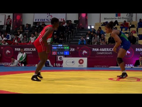 Qualification FW - 58 kg: Joice SILVA (BRA) df. Yakeline ELASTIGUE (CUB) by FALL, 9-3