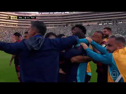 PALMEIRAS X FLAMENGO - FINAL DA LIBERTADORES 2025 - GOL DE DANILO (GLOBO SP)  