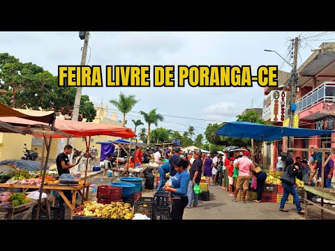 GRANDE FEIRA LIVRE NA CIDADE DE PORANGA NO CEARÁ