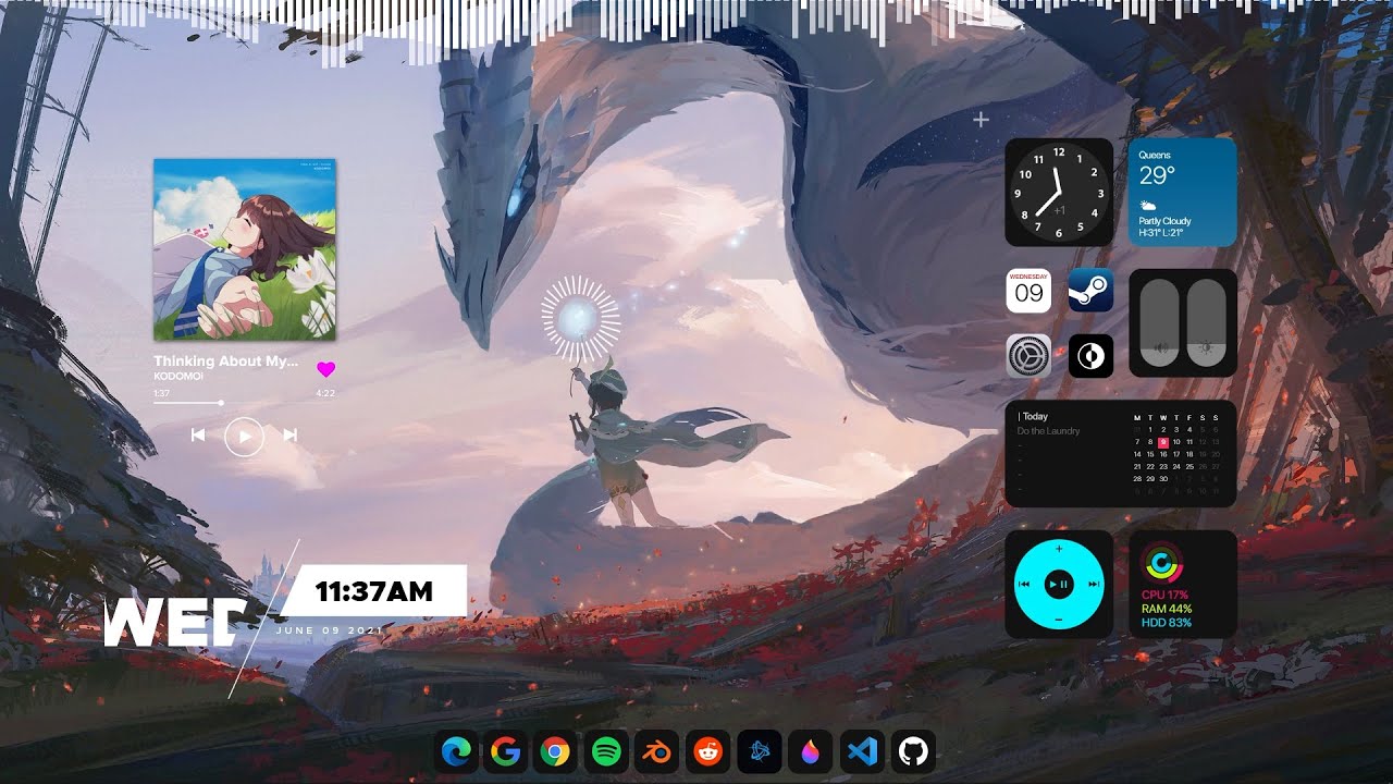 Rainmeter Anime Skin Image Sharing Site
