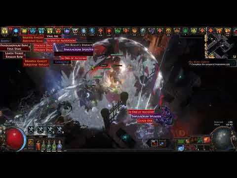 Blade Vortex MF Build with MF Chest 3.18 POE Crimson Temple