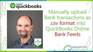 Manually Import Bank Transactions with CSV Format to QuickBooks Online