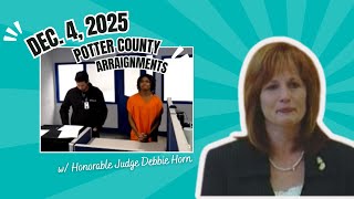 1-02-2026 Potter County Arraignments