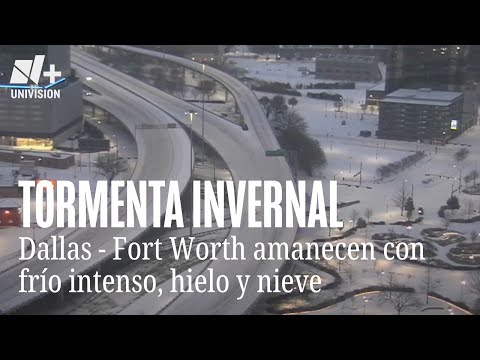 🔴 #EnVivo | DFW bajo tormenta invernal, con hielo y nieve: 9 a.m. | Domingo 25 de enero 2026