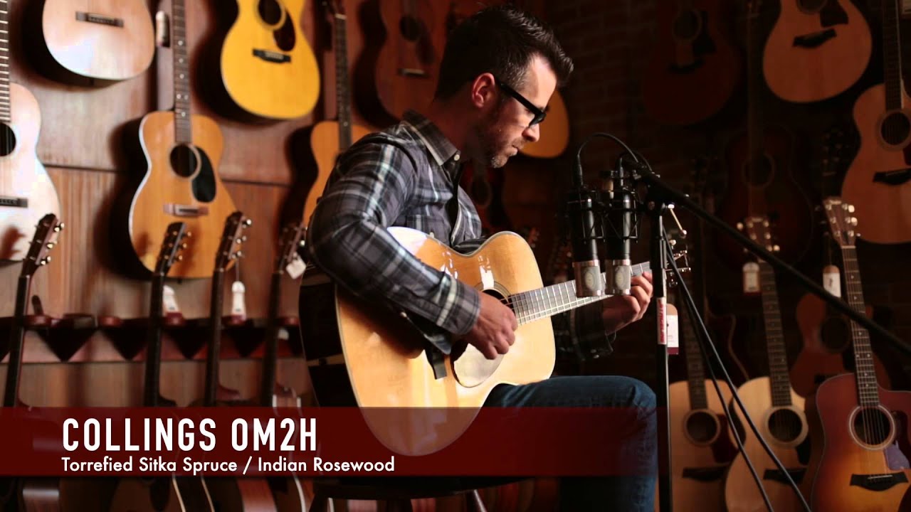 Collings OM2H Torrefied VS. Standard at The Music Emporium - YouTube