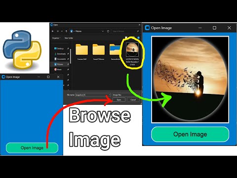 Browse Image File Using Python Tkinter Custom Complete Tutorial