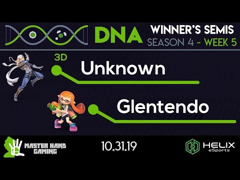 DNA S4:W5 - 3D | Unknown (Sheik) Vs. Glentendo (Inkling) - W Semifinals