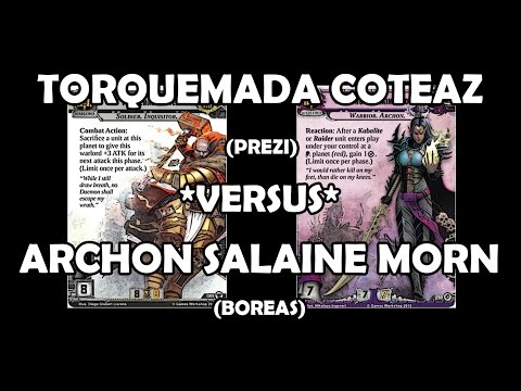 Torquemada Coteaz versus Archon Salaine Morn - Warhammer 40,000: Conquest