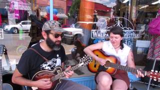 Alison Self and Josh Bearman at Walkabout Outfitters in Carytown