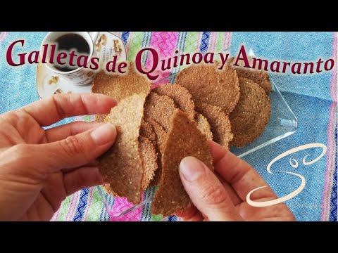 Galletas de QUINOA y AMARANTO Sin HORNO | Sin Harina | CRUJIENTES Fáciles | Cocina & Vida Saludable