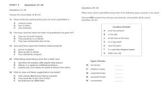 Cambridge 19 listening test 4 section 3