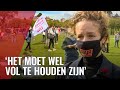 Studenten demonstreren voor fysiek onderwijs