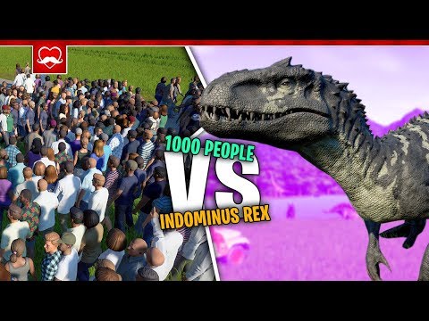 Can 1,000 Guests Kill an Indominus Rex in Jurassic World Evolution?