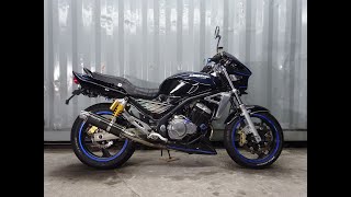 ☆KAWASAKI バリオス 2型 ZR250B WR,Sサイレンサー タックロールシート 名義変更後すぐに乗り出せます 全国配送可 YouTubeにて動画見れます