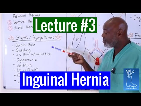 Lecture 3:  Inguinal Hernia.  What is that lump in my special place