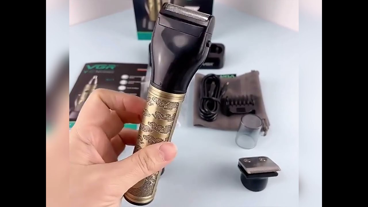VGR - Tondeuse 4 En 1 - Rasoir Barbe, Cheveux - V-621 video thumbnail