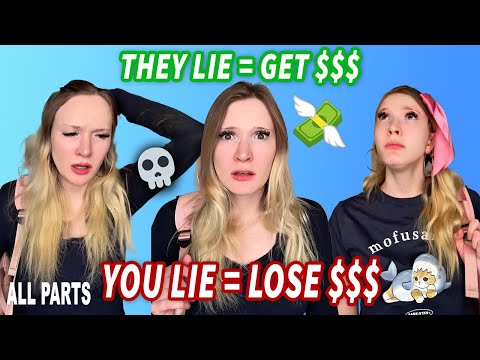 ALL PARTS | They Lie = GET $$$ / You Lie = LOSE $$$ #funny #foryou #acting #viral #story