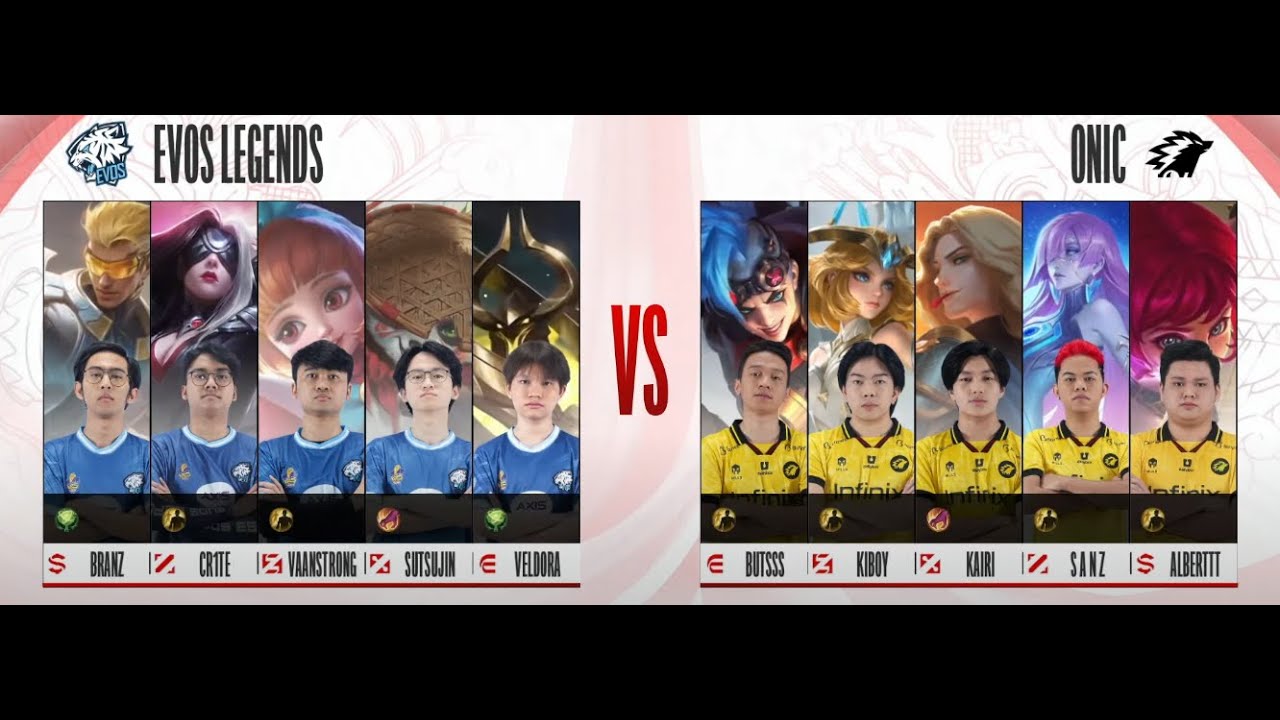 EVOS LEGENDS vs ONIC ESPORTS Game 3 | Week 8 Day 3 | MPL ID S12