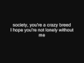 Eddie Vedder - Society (With Lyrics)