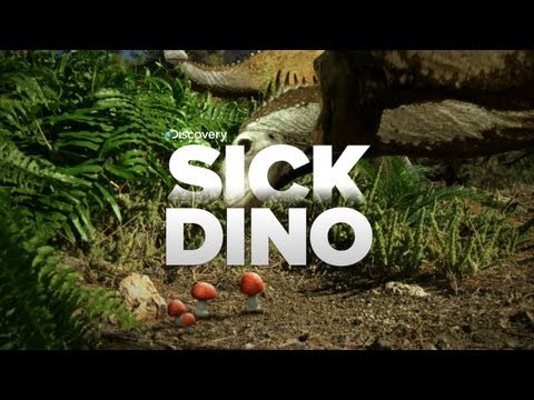 Dinosaur Eats Poison Mushrooms!