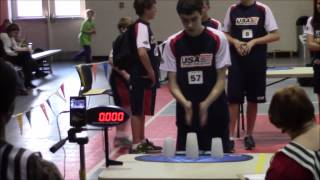 William Orrell Sport Stacking 5.000! New Cycle World Record!