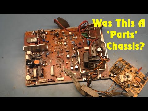 25" Hantarex Polo Arcade Monitor Repair - 9 Missing Parts - Bad Flyback Too?