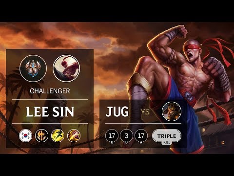 Lee Sin Jungle vs Jarvan IV - KR Challenger Patch 9.24