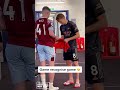 MUST WATCH! | Martin Ødegaard Signs Shirt For Arsenal Transfer Target Declan Rice 👀 #Shorts