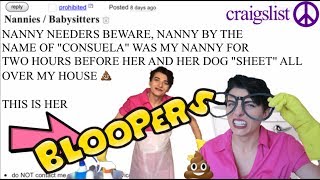 CONSUELA CRAIGSLIST NANNY PRANK *BLOOPERS* | GRAYSON COATS