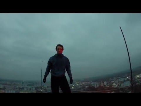 Matador chimney climbing 118m - Vystup na komin Matador 118m