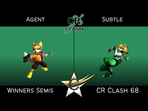CR Clash 68 Winners Semis - Agent (Fox) vs Subtle (Sheik) - SSBM